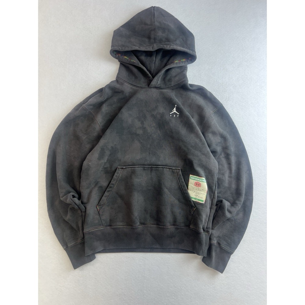 J Balvin ×‎ Jordan Brand UV Reactive Tie Dye Hoodie Size S SAMPLE - Picture 2 of 12